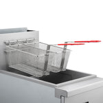 Forno Commerciale Natural Gas Deep Fryer, 3 Burners 90,000 BTU, 40 lbs, Millivolt Control - BonPrix Électroménagers