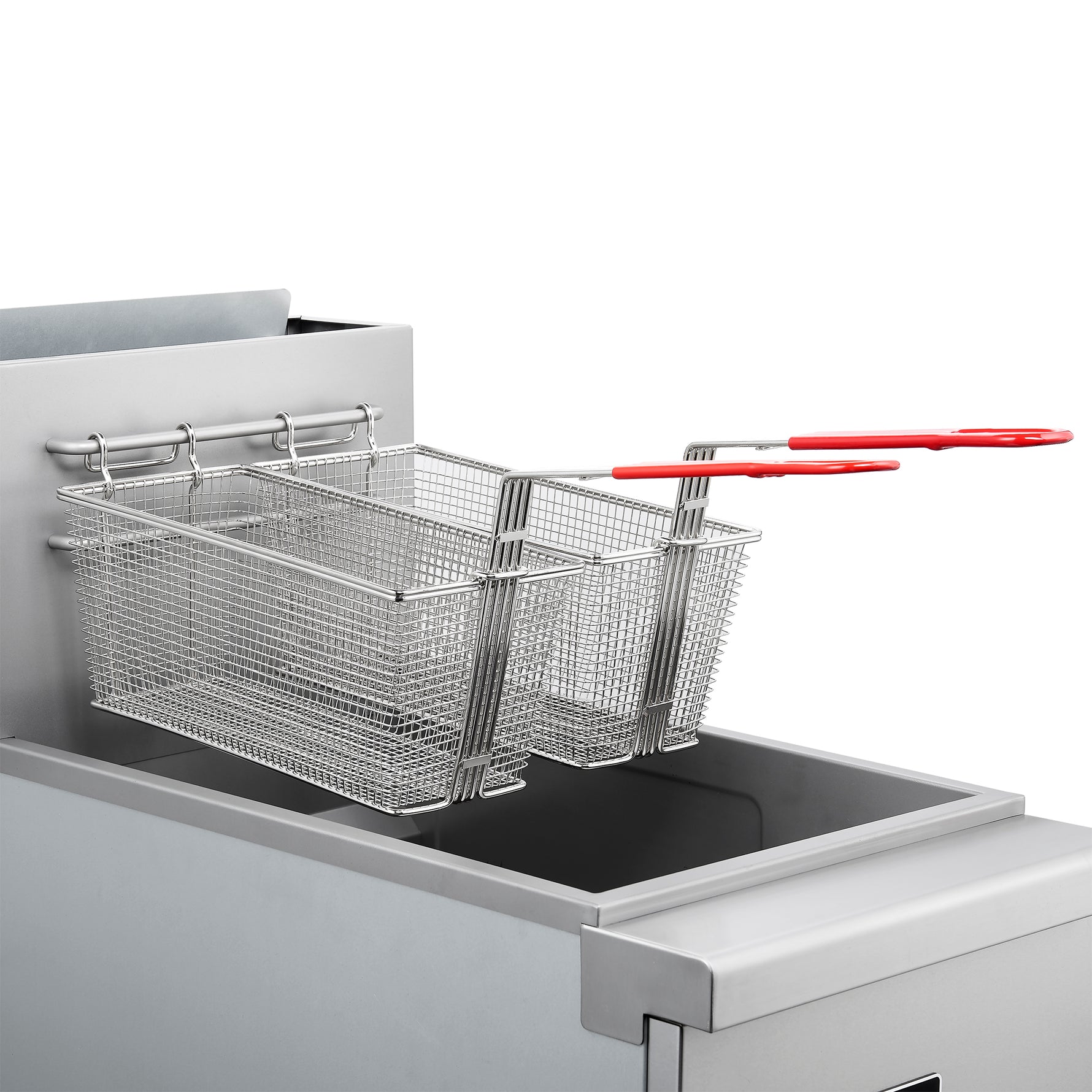 Forno Commerciale Natural Gas Deep Fryer, 3 Burners 90,000 BTU, 40 lbs, Millivolt Control - BonPrix Électroménagers