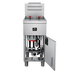 Forno Commerciale Natural Gas Deep Fryer, 3 Burners 90,000 BTU, 40 lbs, Millivolt Control - BonPrix Électroménagers
