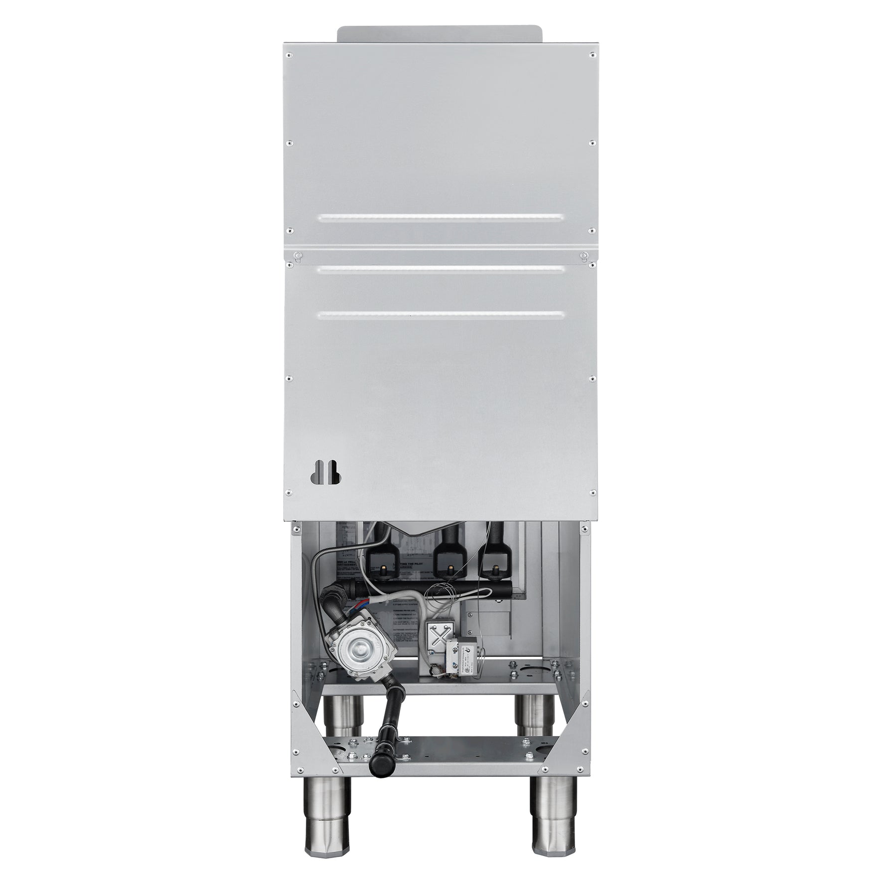 Forno Commerciale Propane Gas Deep Fryer, 4 Burners 120,000 BTU, 50 lbs Oil Capacity, Millivolt Control - BonPrix Électroménagers