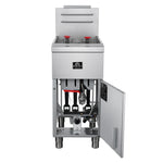 Forno Commerciale Propane Gas Deep Fryer, 4 Burners 120,000 BTU, 50 lbs Oil Capacity, Millivolt Control - BonPrix Électroménagers