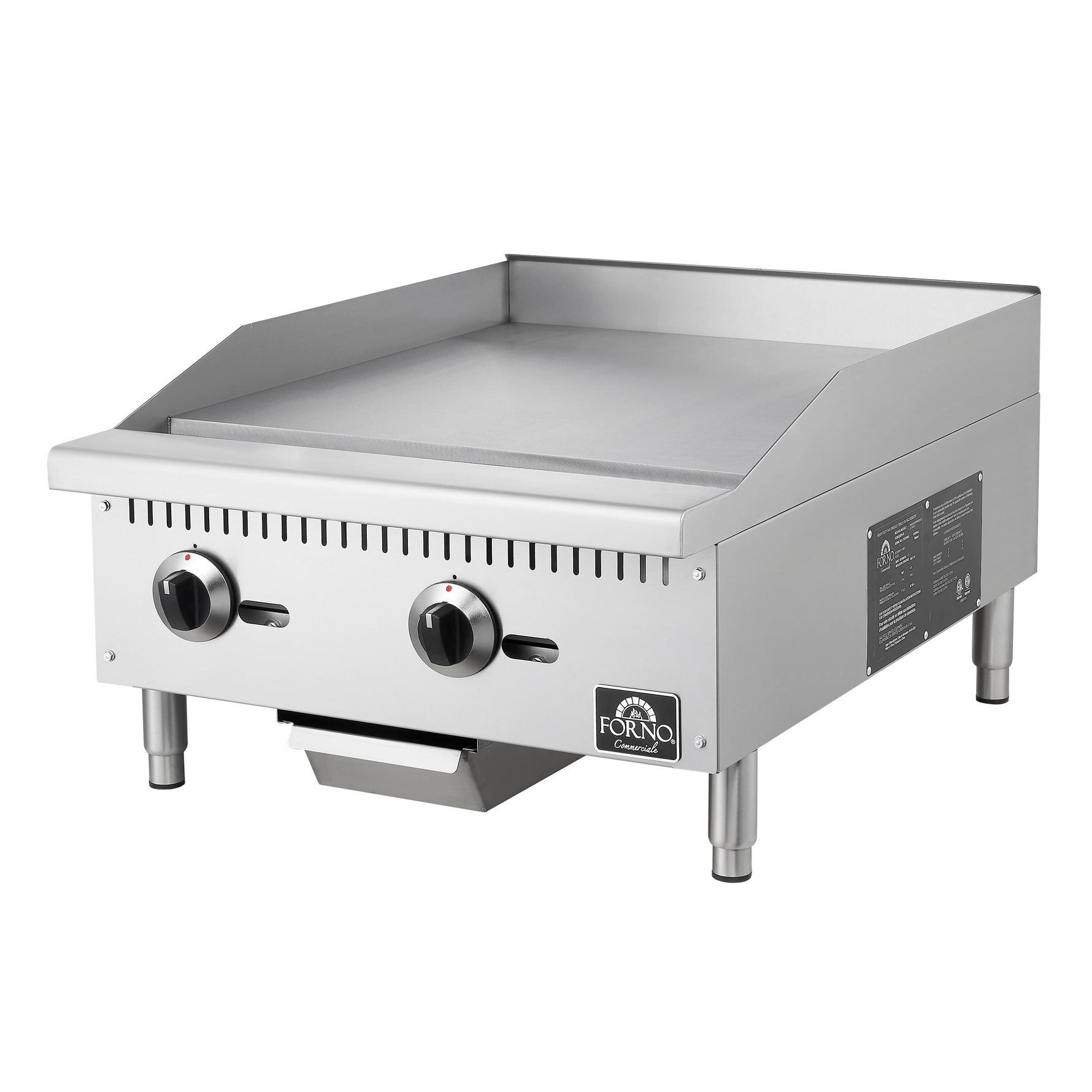 Forno Commerciale 24 Inch Gas Griddle - BonPrix Électroménagers