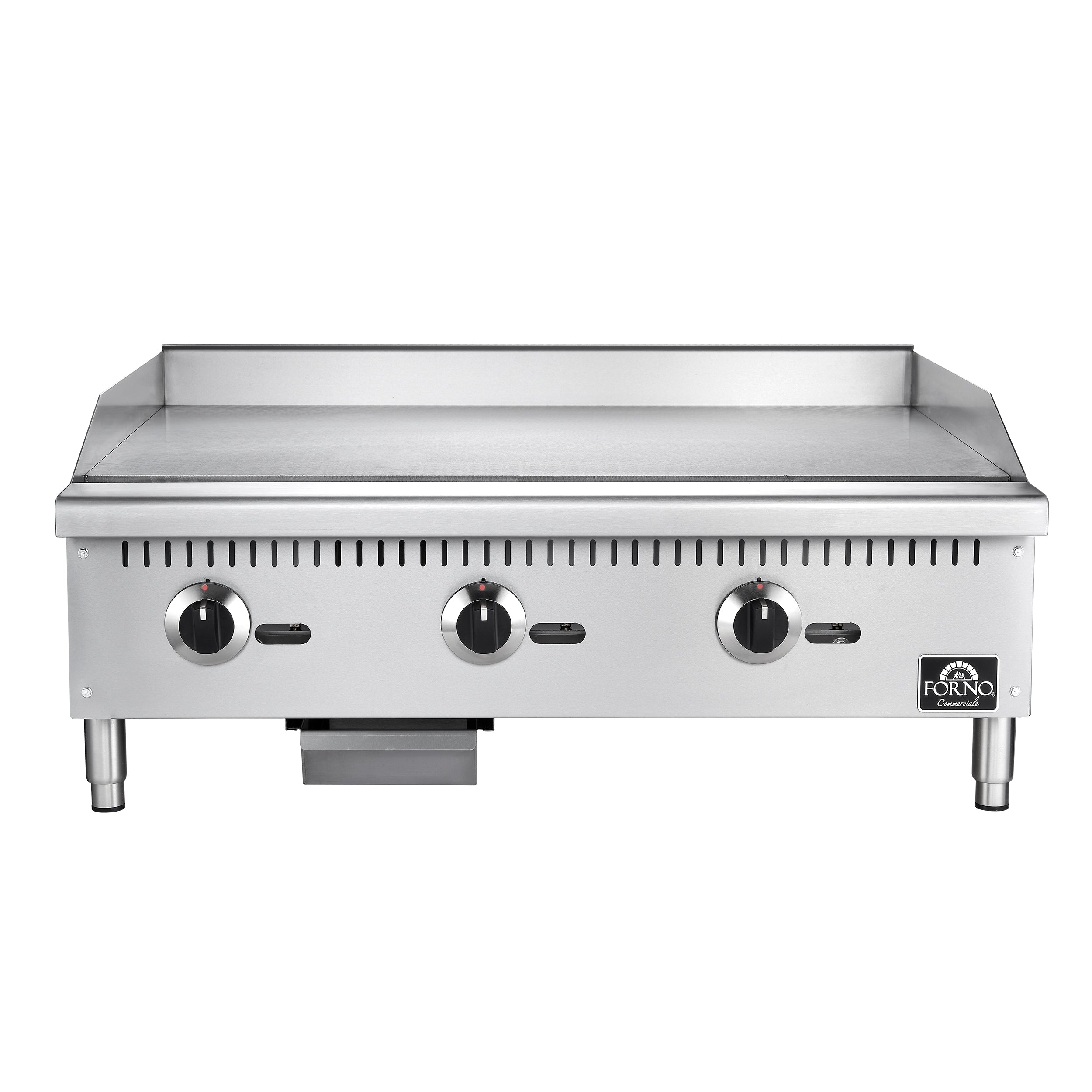 Forno Commerciale 36 Inch Gas Griddle, 3 Burners - BonPrix Électroménagers