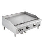 Forno Commerciale 36 Inch Gas Griddle, 3 Burners - BonPrix Électroménagers