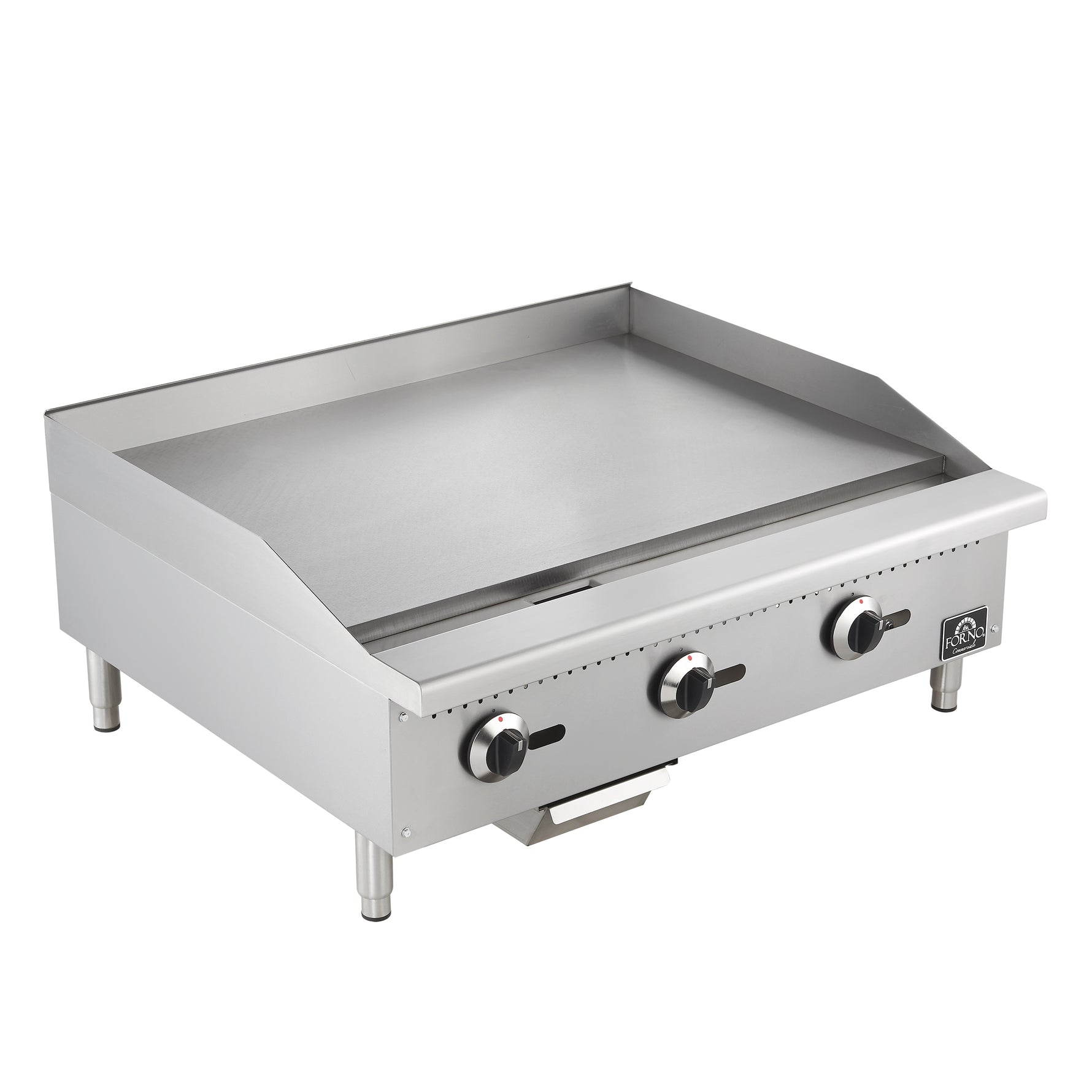 Forno Commerciale 36 Inch Gas Griddle, 3 Burners - BonPrix Électroménagers