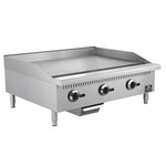 Forno Commerciale 36 Inch Gas Griddle, 3 Burners - BonPrix Électroménagers