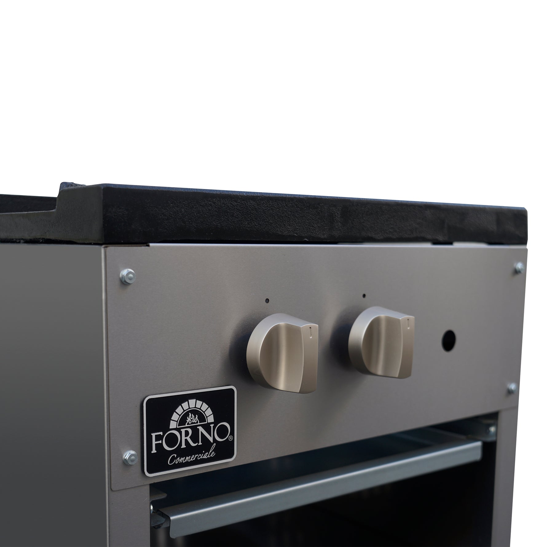 Forno Commerciale gas stock pot range, 1 powerful 3-ring burner, 80,000 BTU, durable stainless steel, heavy-duty cast iron grate - BonPrix Électroménagers