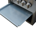 Forno Commerciale gas stock pot range, 2 powerful 3-ring burners, 160,000 BTU, durable stainless steel, heavy-duty cast iron grates - BonPrix Électroménagers