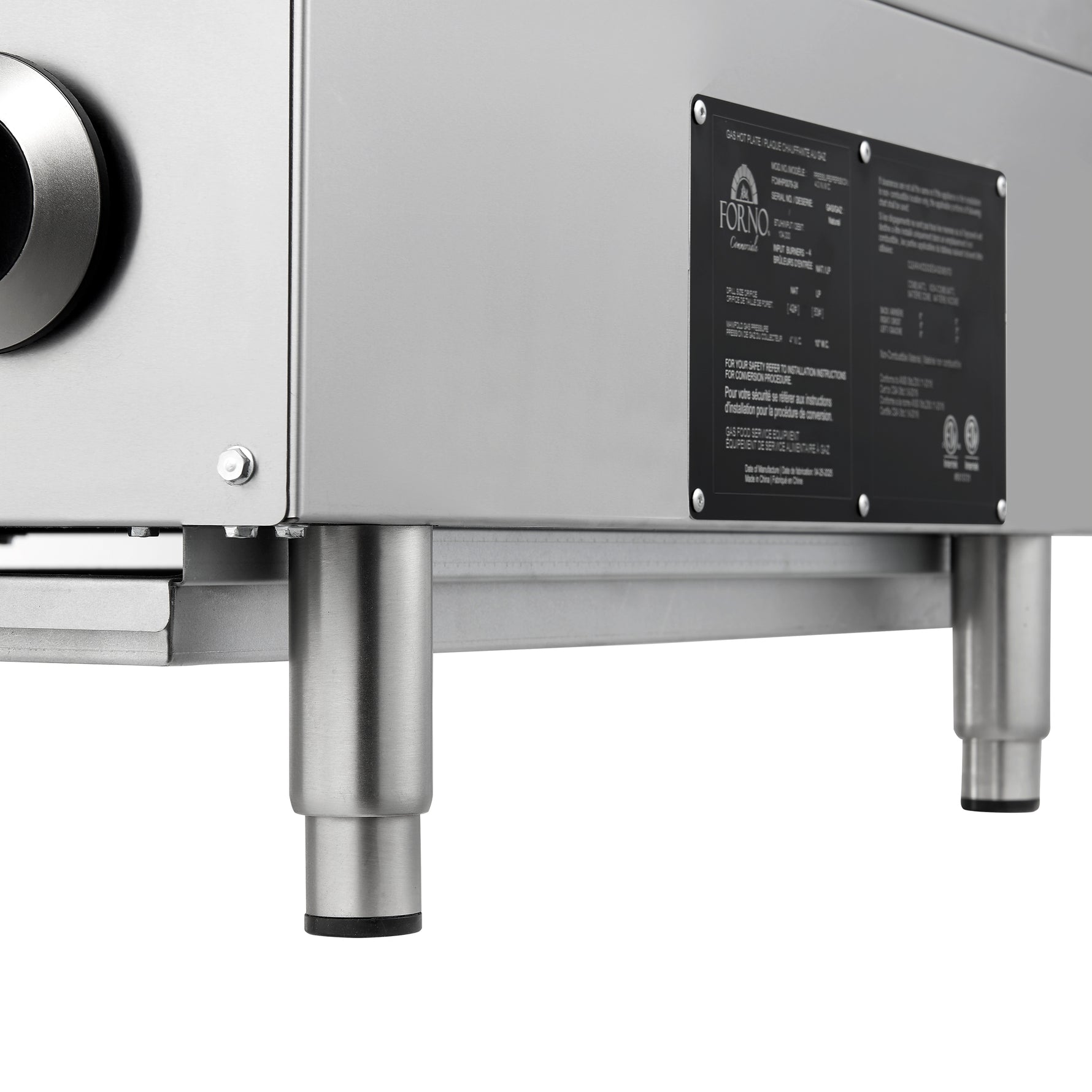 Forno Commerciale 24 Inch Gas Hotplate - BonPrix Électroménagers