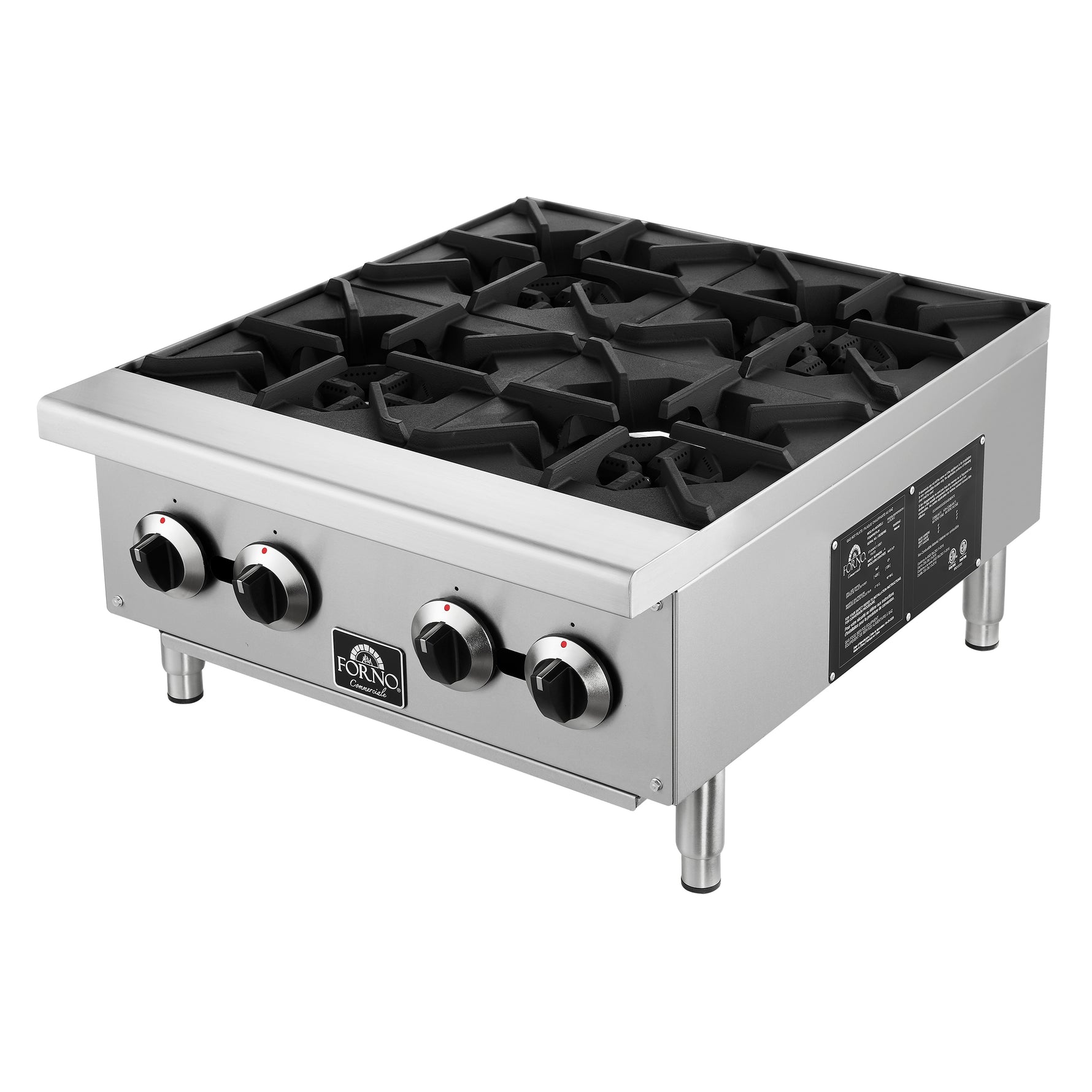 Forno Commerciale 24 Inch Gas Hotplate - BonPrix Électroménagers