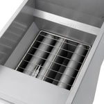 Forno Commerciale Propane Gas Deep Fryer, 3 Burners 90,000 BTU, 40 lbs Oil Capacity - BonPrix Électroménagers