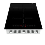 Forno Parco 12-Inch Induction Cooktop, 2 Zones, 3,600W Total Power, Touch Control, 9 Power Levels, Booster Function - BonPrix Électroménagers