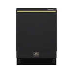 Stella 24 in. Built-in Dishwasher in Black, Tall Tub, Top Touch Control, Fingerprint-Resistant Stainless Steel Dishwasher, Black, Quiet 44 dBA, Soil-Sensing Capable, NSF & ENERGY STAR - BonPrix Électroménagers