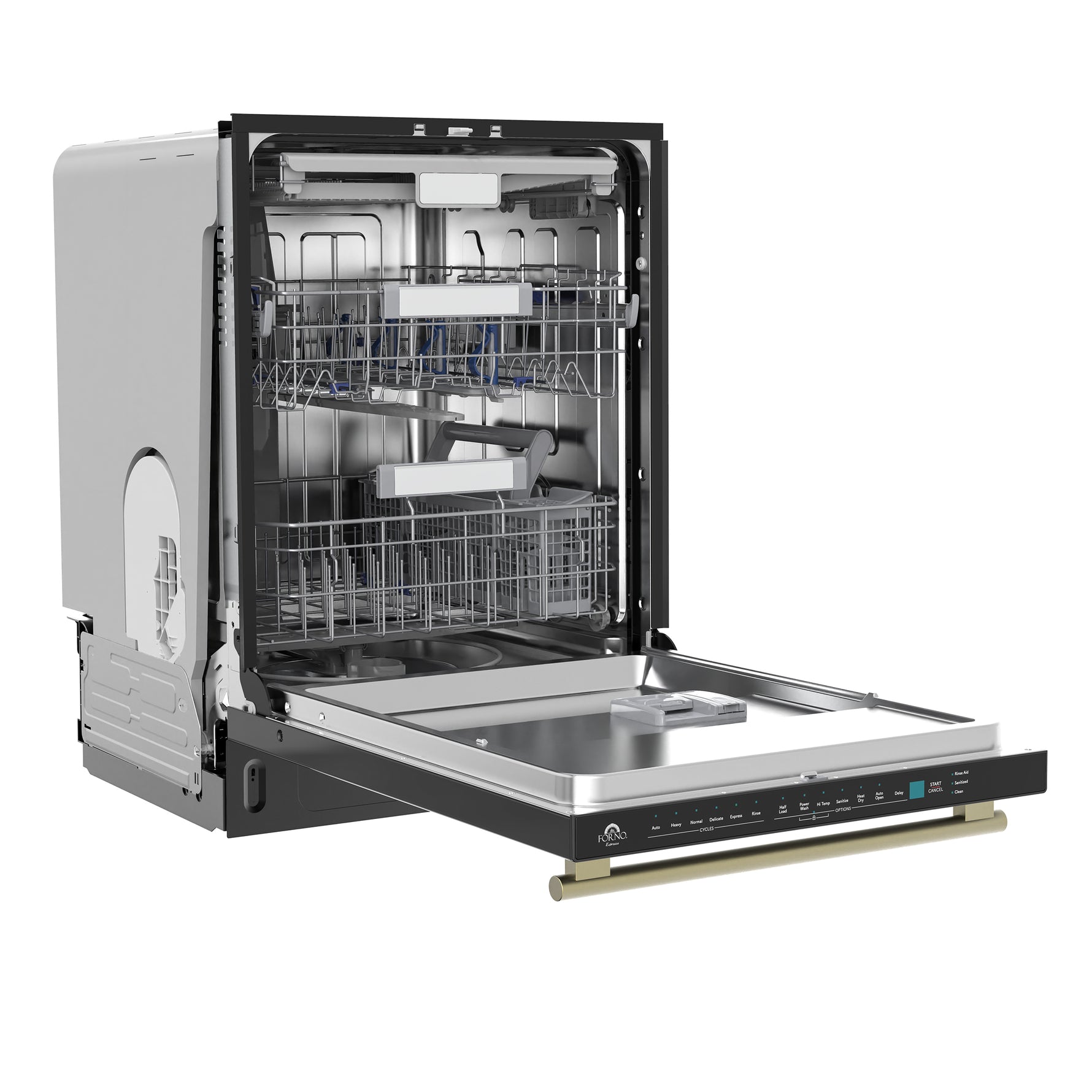 Stella 24 in. Built-in Dishwasher in Black, Tall Tub, Top Touch Control, Fingerprint-Resistant Stainless Steel Dishwasher, Black, Quiet 44 dBA, Soil-Sensing Capable, NSF & ENERGY STAR - BonPrix Électroménagers