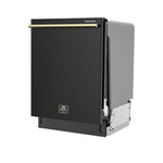 Stella 24 in. Built-in Dishwasher in Black, Tall Tub, Top Touch Control, Fingerprint-Resistant Stainless Steel Dishwasher, Black, Quiet 44 dBA, Soil-Sensing Capable, NSF & ENERGY STAR - BonPrix Électroménagers