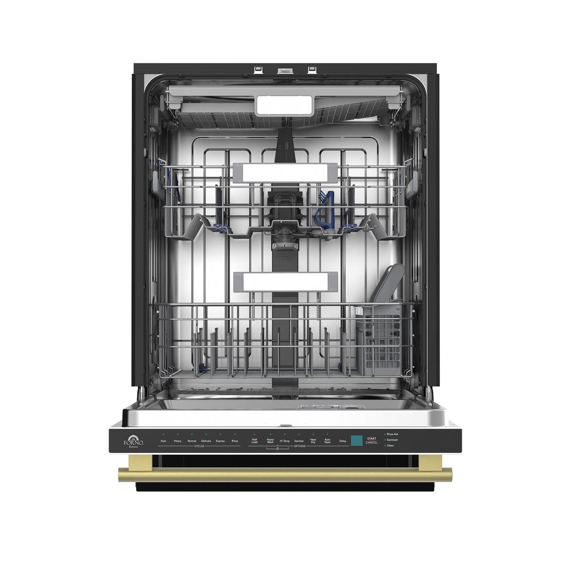 Stella 24 in. Built-in Dishwasher in White, Tall Tub, Top Touch Control, Fingerprint-Resistant Stainless Steel Dishwasher, Quiet 44 dBA, Soil-Sensing Capable, NSF & ENERGY STAR - BonPrix Électroménagers