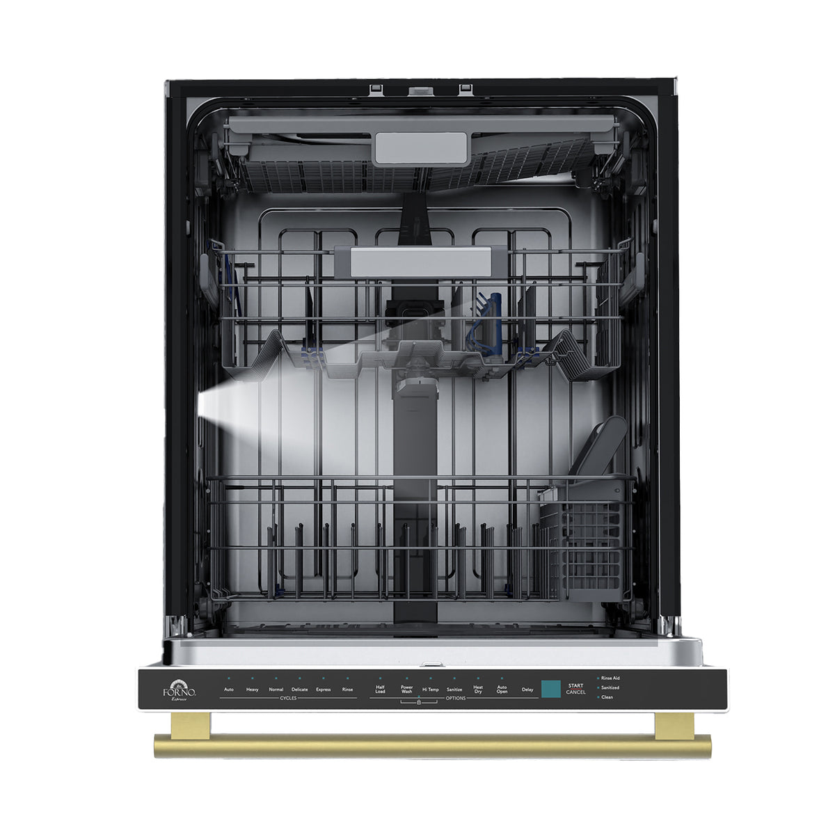 Stella 24 in. Built-in Dishwasher in White, Tall Tub, Top Touch Control, Fingerprint-Resistant Stainless Steel Dishwasher, Quiet 44 dBA, Soil-Sensing Capable, NSF & ENERGY STAR - BonPrix Électroménagers