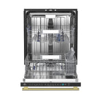 Stella 24 in. Built-in Dishwasher in White, Tall Tub, Top Touch Control, Fingerprint-Resistant Stainless Steel Dishwasher, Quiet 44 dBA, Soil-Sensing Capable, NSF & ENERGY STAR - BonPrix Électroménagers