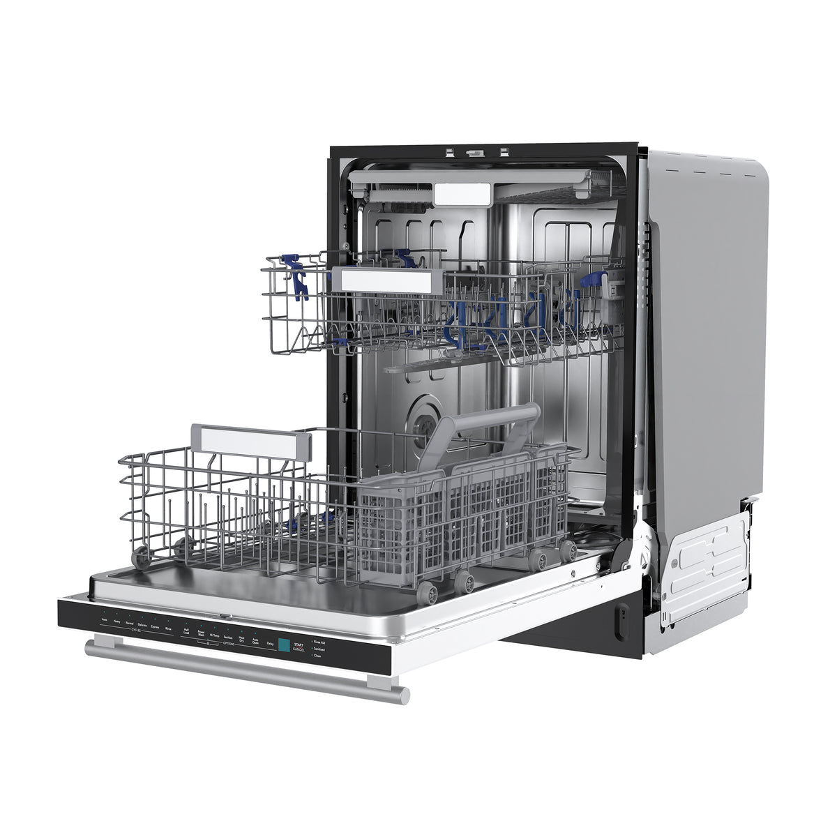 Stella 24 in. Built-in Dishwasher in White, Tall Tub, Top Touch Control, Fingerprint-Resistant Stainless Steel Dishwasher, Quiet 44 dBA, Soil-Sensing Capable, NSF & ENERGY STAR - BonPrix Électroménagers