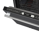 Forno Romano Espresso 24-Inch Built-In Dishwasher, Black Finish, Stainless Steel Tub, 49 dBA, Energy Star Certified