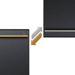 Lave-vaisselle encastrable Forno Romano Espresso 24 pouces, finition noire, cuve en acier inoxydable, 49 dBA, certifié Energy Star