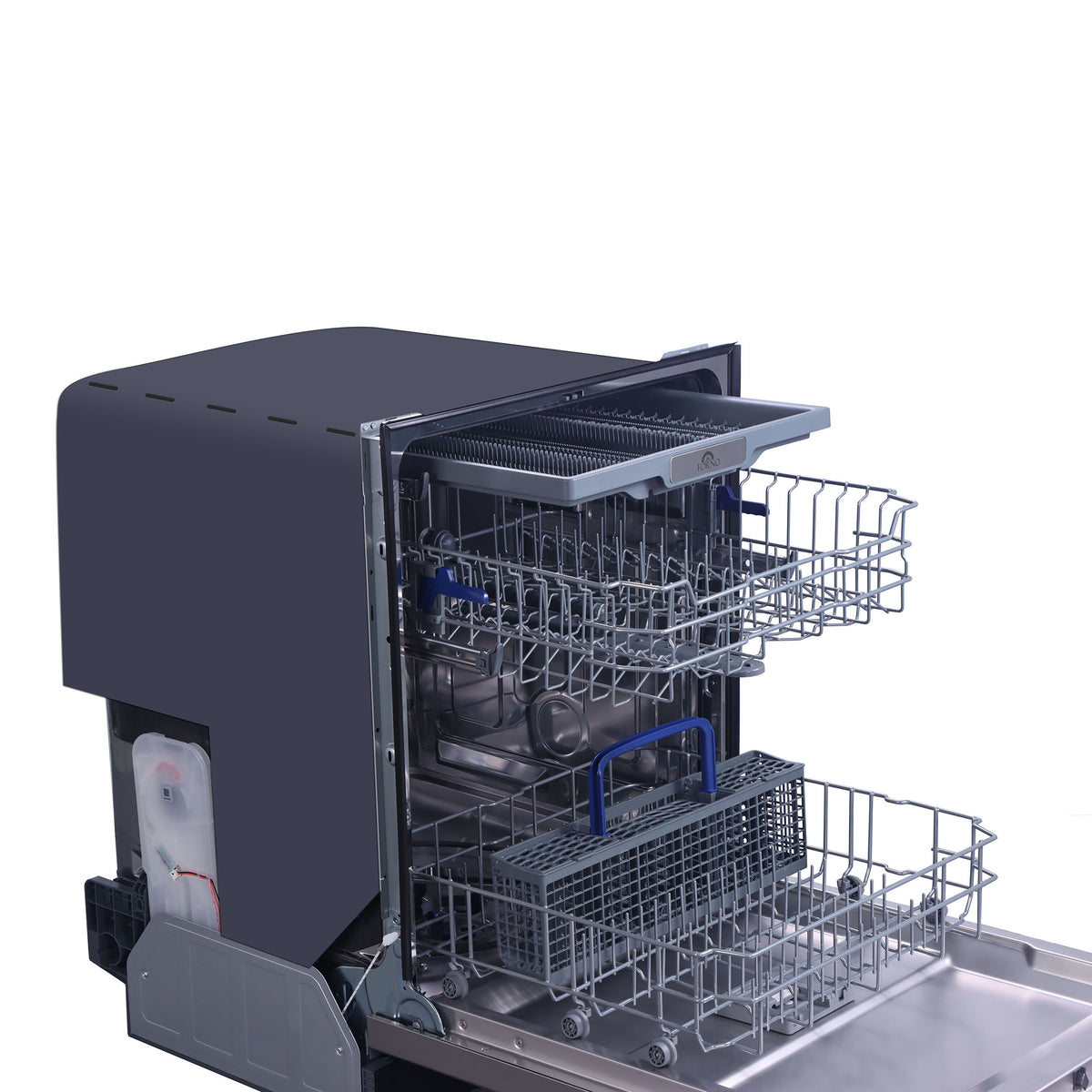 Lucente 24" Built-in Tall Tub Dishwasher, 49 dBA, Fingerprint-Resistant, Delay Start, Third Rack, 14 Place Settings, ENERGY STAR, Stainless Steel - BonPrix Électroménagers