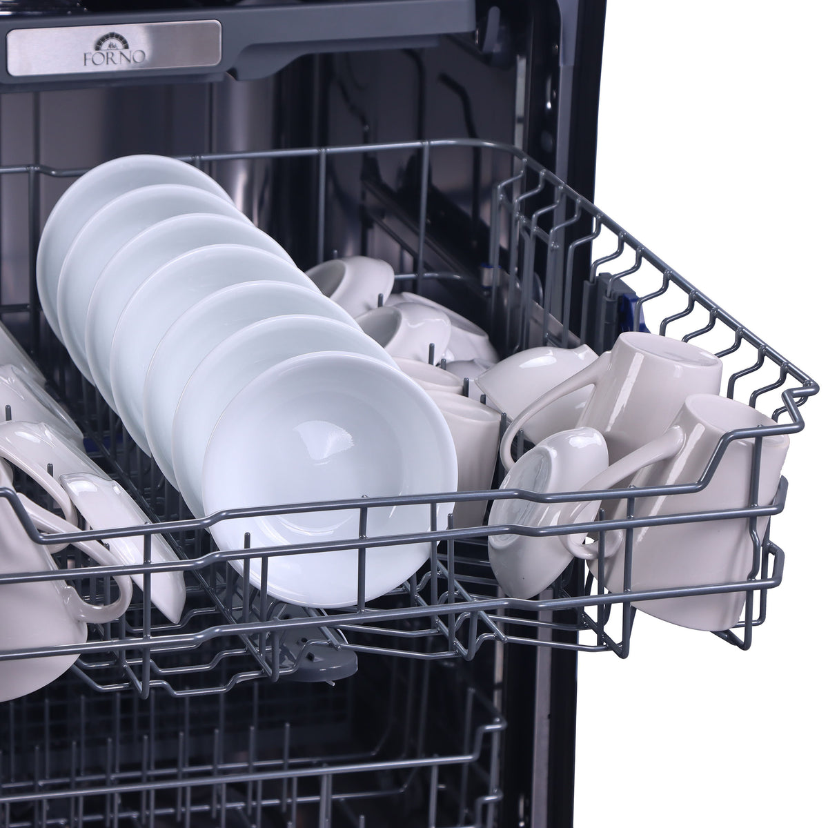 Lucente 24" Built-in Tall Tub Dishwasher, 49 dBA, Fingerprint-Resistant, Delay Start, Third Rack, 14 Place Settings, ENERGY STAR, Stainless Steel - BonPrix Électroménagers