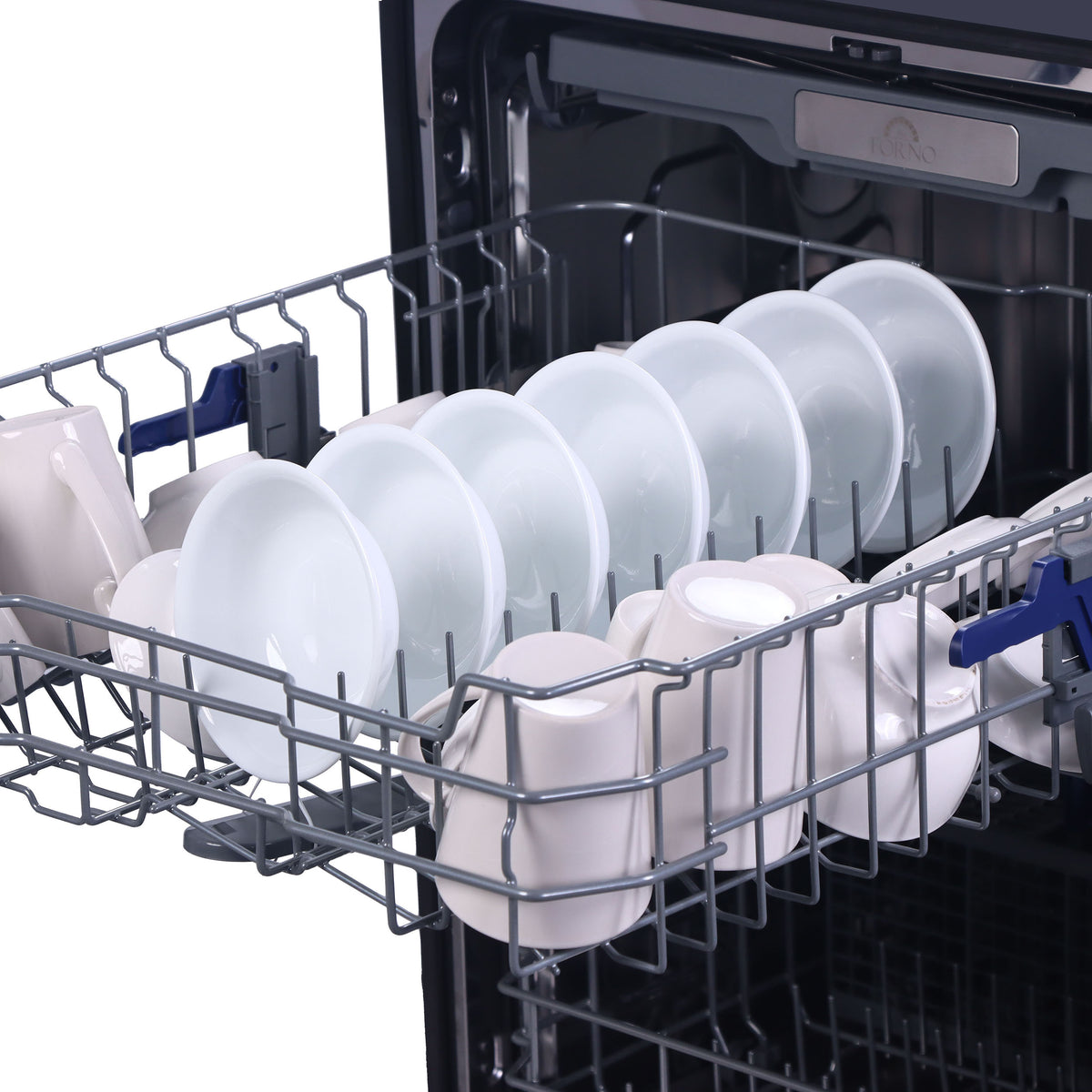 Lucente 24" Built-in Tall Tub Dishwasher, 49 dBA, Fingerprint-Resistant, Delay Start, Third Rack, 14 Place Settings, ENERGY STAR, Stainless Steel - BonPrix Électroménagers
