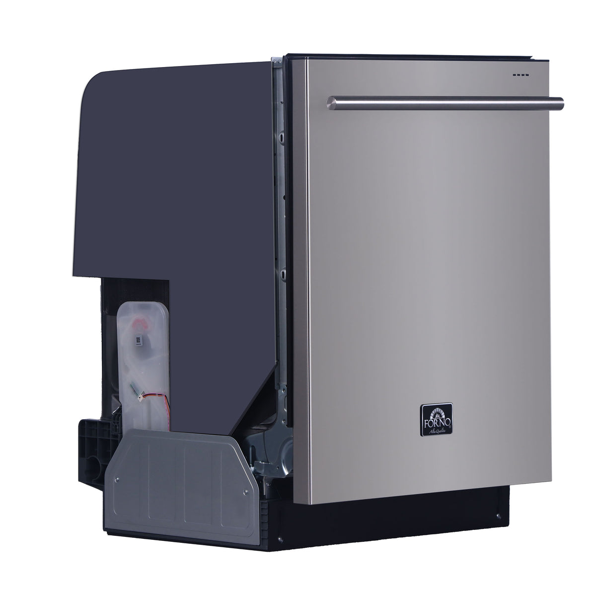 Lucente 24" Built-in Tall Tub Dishwasher, 49 dBA, Fingerprint-Resistant, Delay Start, Third Rack, 14 Place Settings, ENERGY STAR, Stainless Steel - BonPrix Électroménagers
