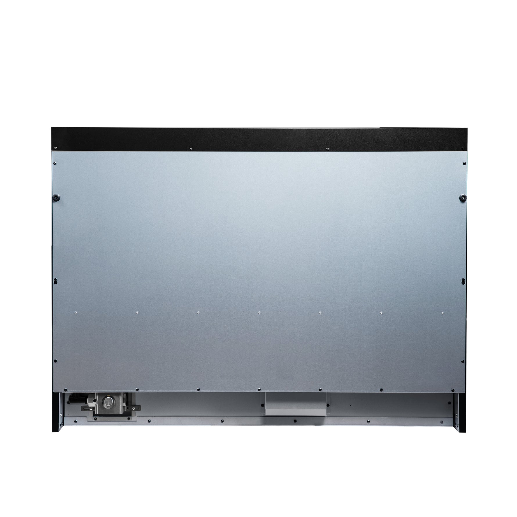 Valente 48" Dual Fuel Range in Black, 8 Sealed Burners, 94 000 BTU Cooktop Output, 6.7 Cu.Ft. Double Oven, Telescopic Racks - BonPrix Électroménagers