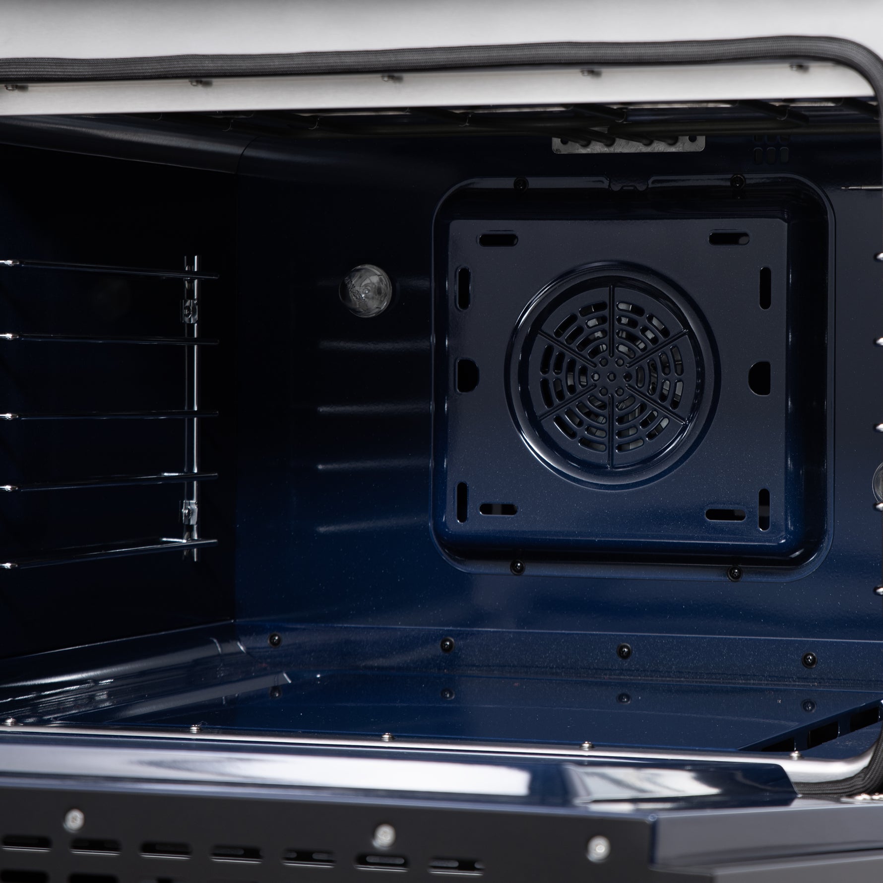 Forno Massimo 30-Inch Freestanding Dual Fuel Range in Black with Antique Brass Accessories, 4 Burners, 4.32 cu. ft. Convection Oven - BonPrix Électroménagers