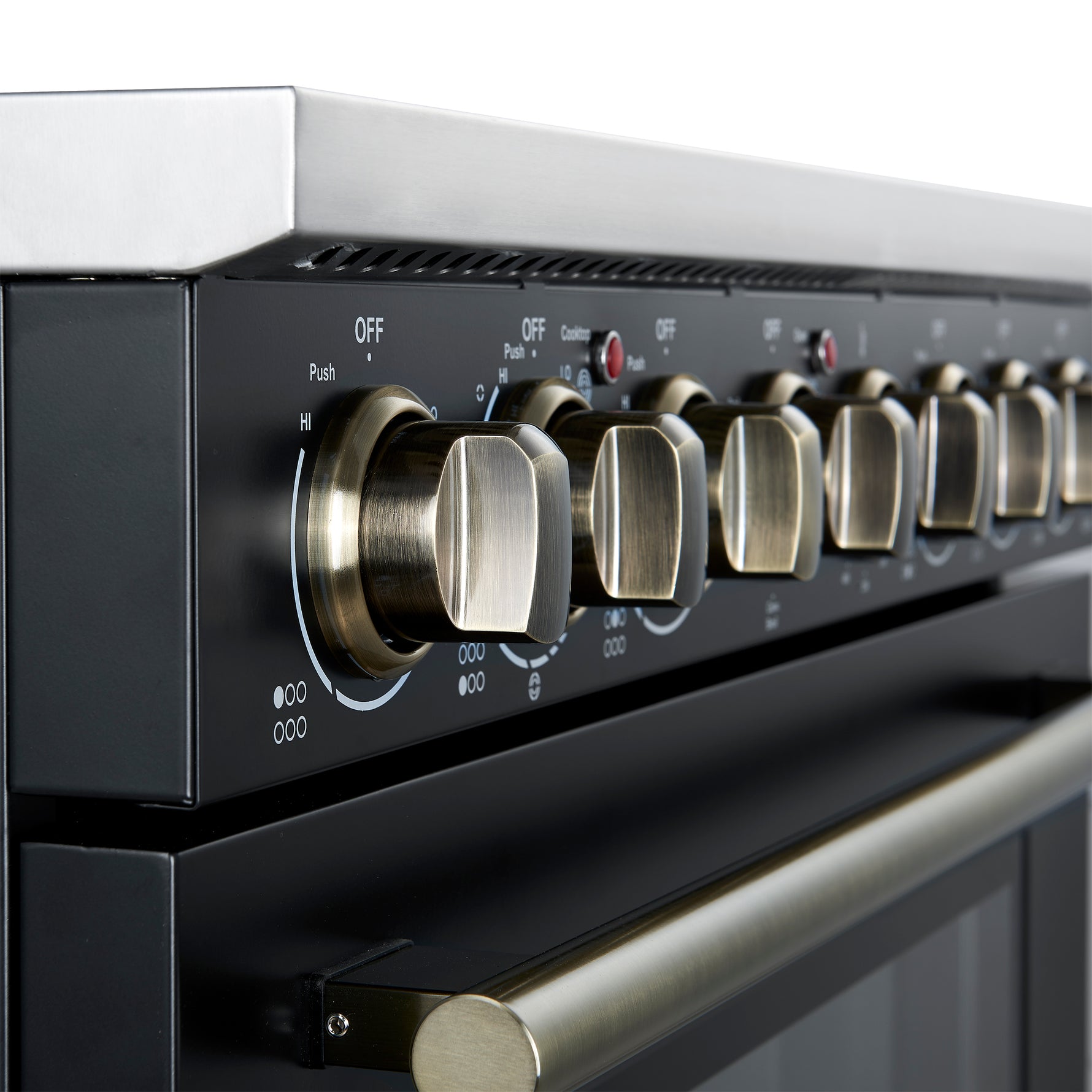Forno Paolo 36 Inch Black Freestanding Electric Range, Stainless Steel, 5.44 cu.ft, True Convection Oven, Energy Efficient - BonPrix Électroménagers