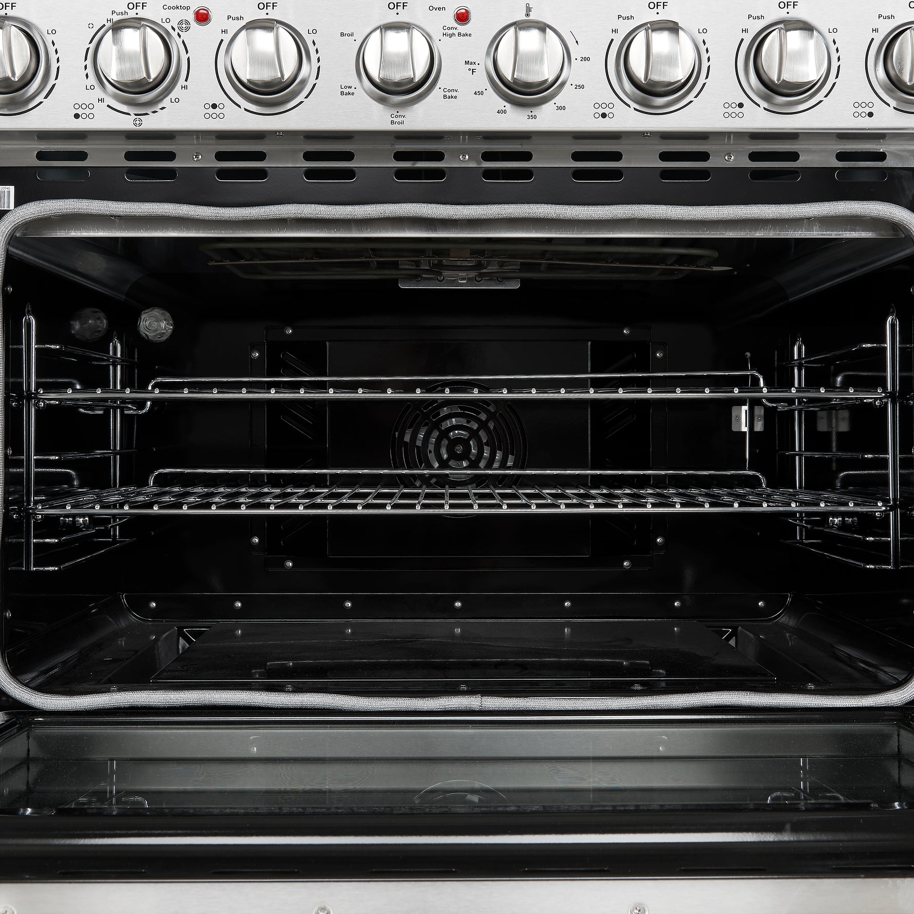 Forno Paolo 36 Inch Freestanding Electric Range, Stainless Steel, 5.44 cu.ft, True Convection Oven, Energy Efficient - BonPrix Électroménagers
