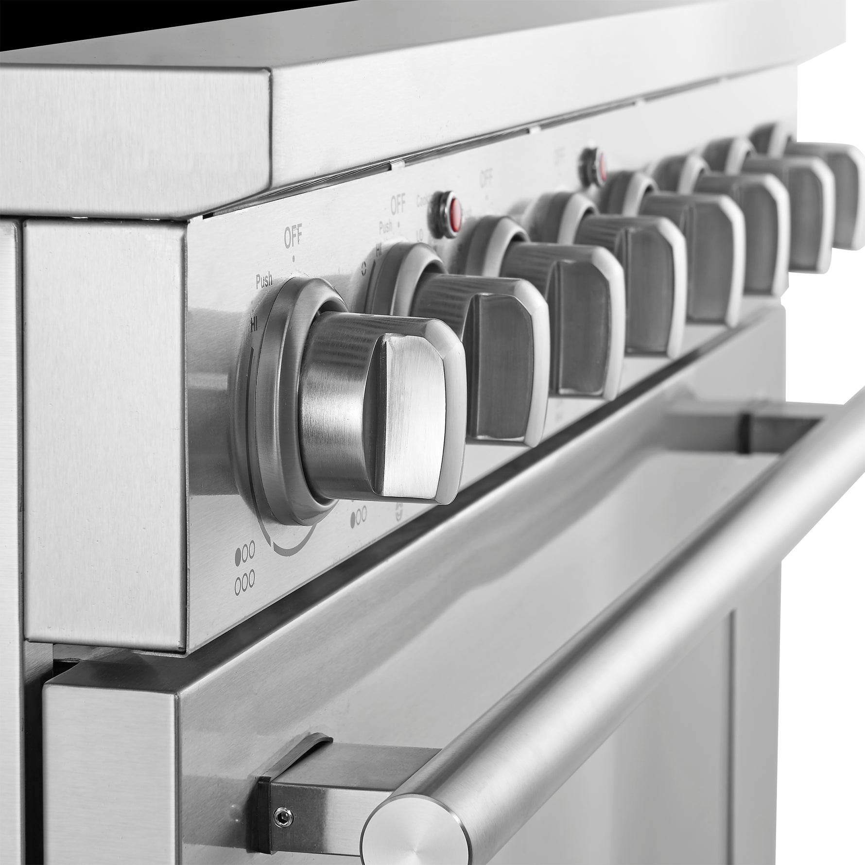 Forno Paolo 36 Inch Freestanding Electric Range, Stainless Steel, 5.44 cu.ft, True Convection Oven, Energy Efficient - BonPrix Électroménagers