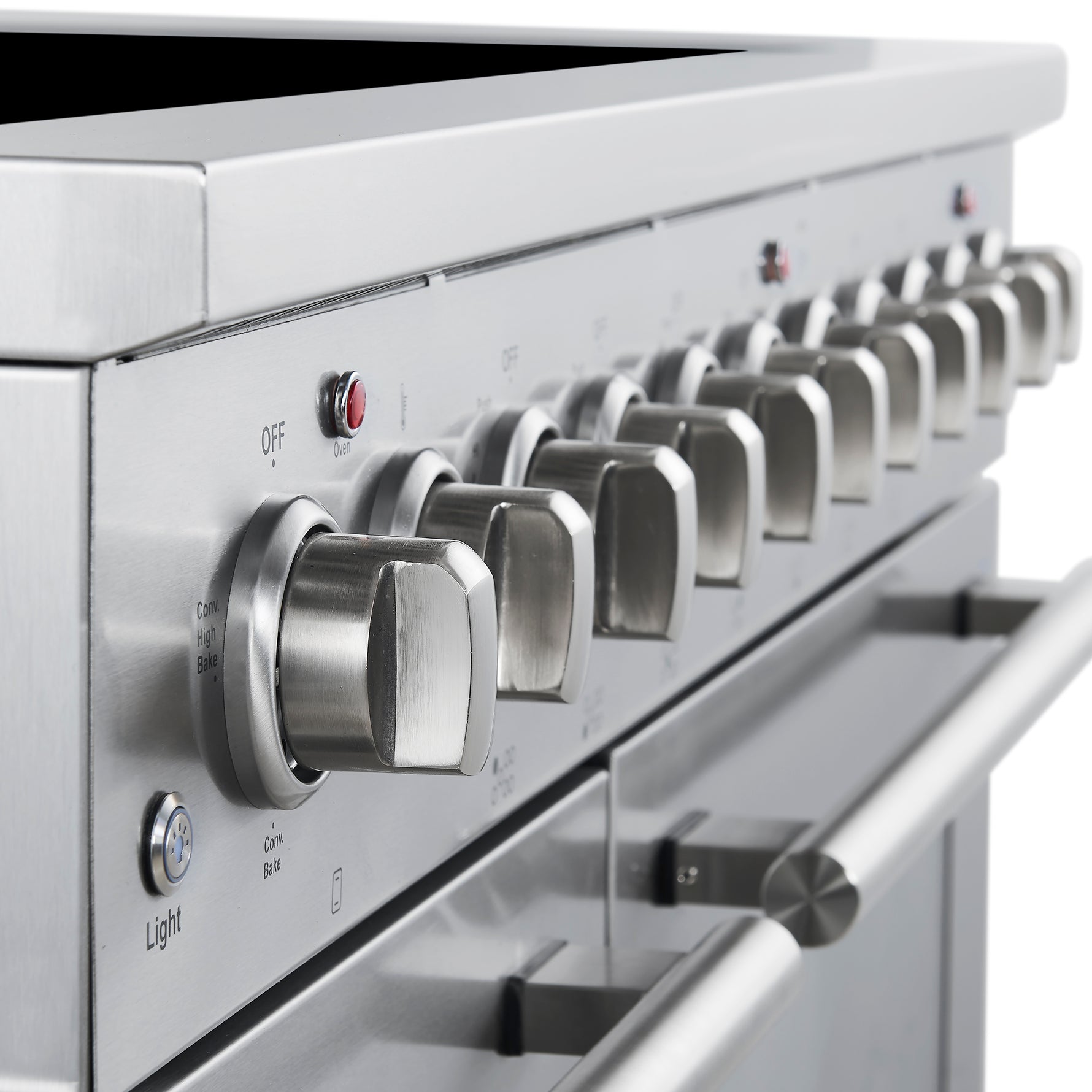 Forno Paolo 48 Inch Freestanding Electric Range, Stainless Steel, 6.7 cu.ft, True Convection Oven, Energy Efficient - BonPrix Électroménagers