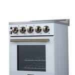 Forno Pallerano 20 Inch Freestanding Electric Range in White, Canada Version, Plug and Cord Included - BonPrix Électroménagers