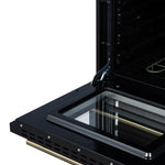 Forno Loiano 24 Inch Freestanding Electric Range in Black, Canada Version, Plug and Cord Included - BonPrix Électroménagers