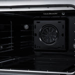 Galiano 36 Inch Freestanding Electric range, 5 radiant burners, 5.36 cf. True Convection oven, Air fryer kit, White