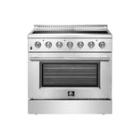Forno Galiano 36-Inch Freestanding Electric Range, True Convection, Energy Efficient - BonPrix Électroménagers