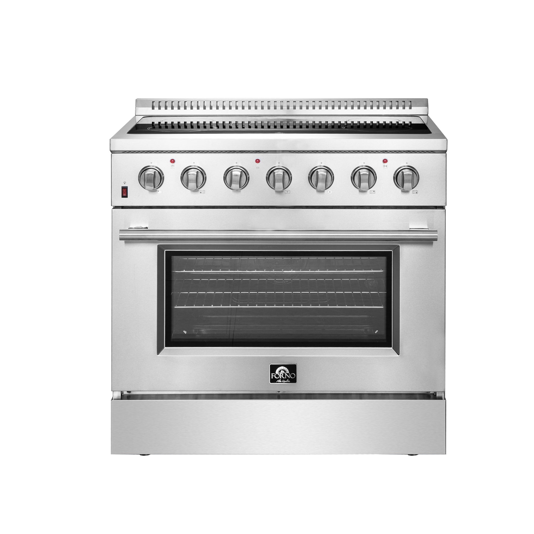 Forno Galiano 36-Inch Freestanding Electric Range, True Convection, Energy Efficient - BonPrix Électroménagers