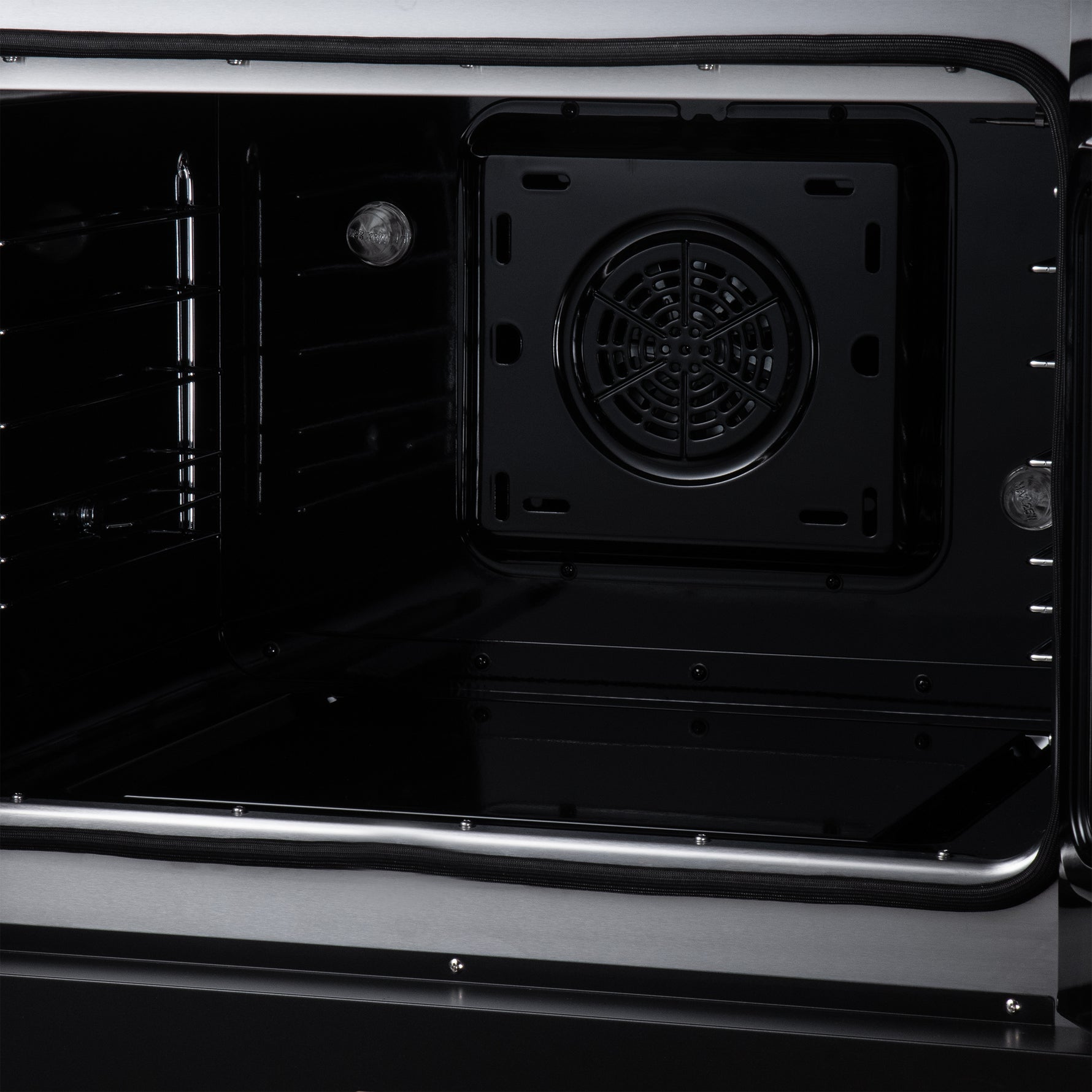 Galiano 30 Inch French Door Electric range, 4 radiant burners, 4.32 cf. True Convection oven, Air fryer kit, Black