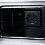 Galiano 30 Inch French Door Electric range, 4 radiant burners, 4.32 cf. True Convection oven, Air fryer kit, White