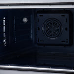 Massimo 30 Inch French Door Electric range, 5 radiant burners, 4.32 cf. True Convection oven, Air fryer kit, Black