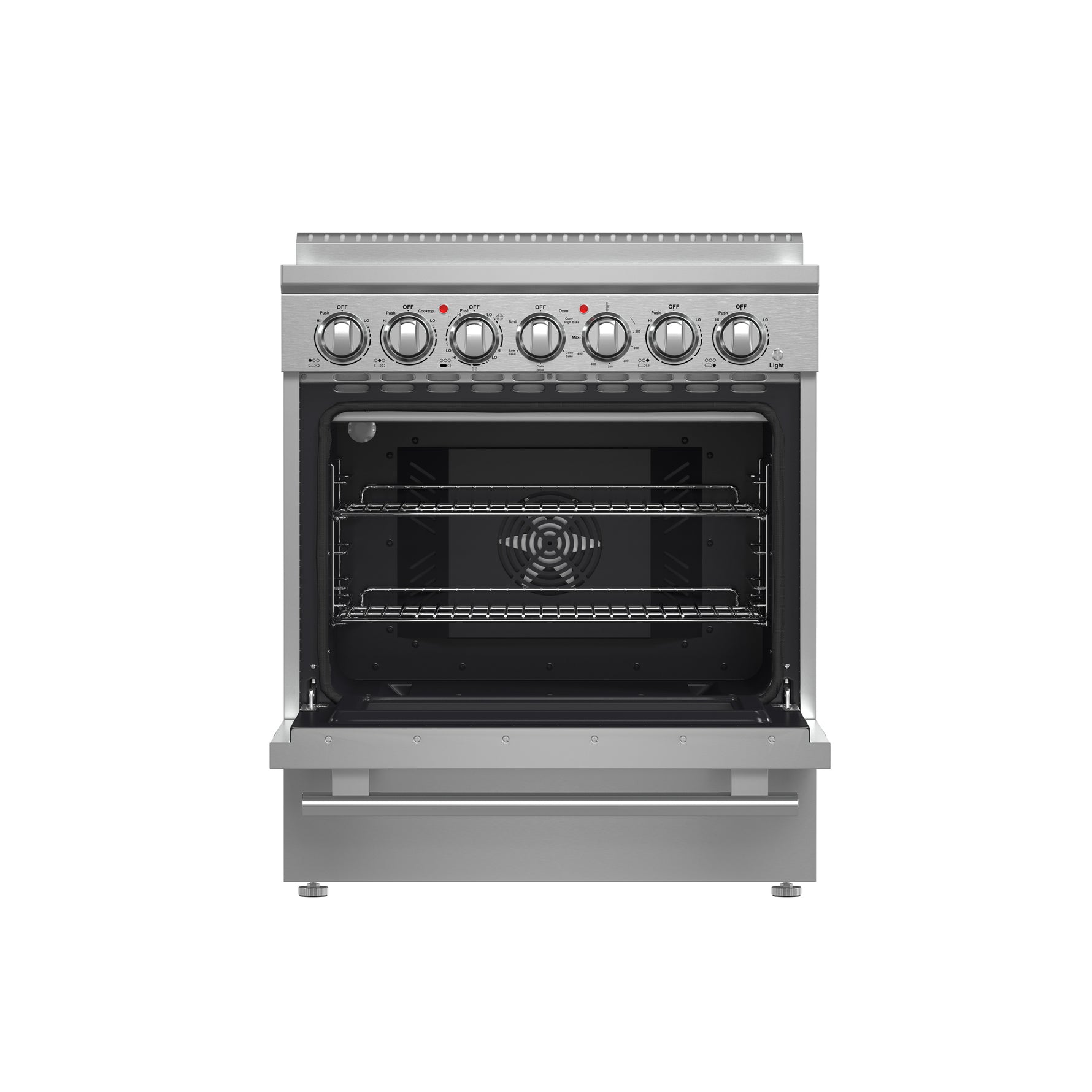 Forno Paolo 30-Inch Freestanding Electric Range, Stainless Steel, 4.38 cu.ft, True Convection Oven, Energy Efficient - BonPrix Électroménagers