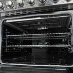 Forno Paolo 30-Inch Freestanding Electric Range, Stainless Steel, 4.38 cu.ft, True Convection Oven, Energy Efficient - BonPrix Électroménagers