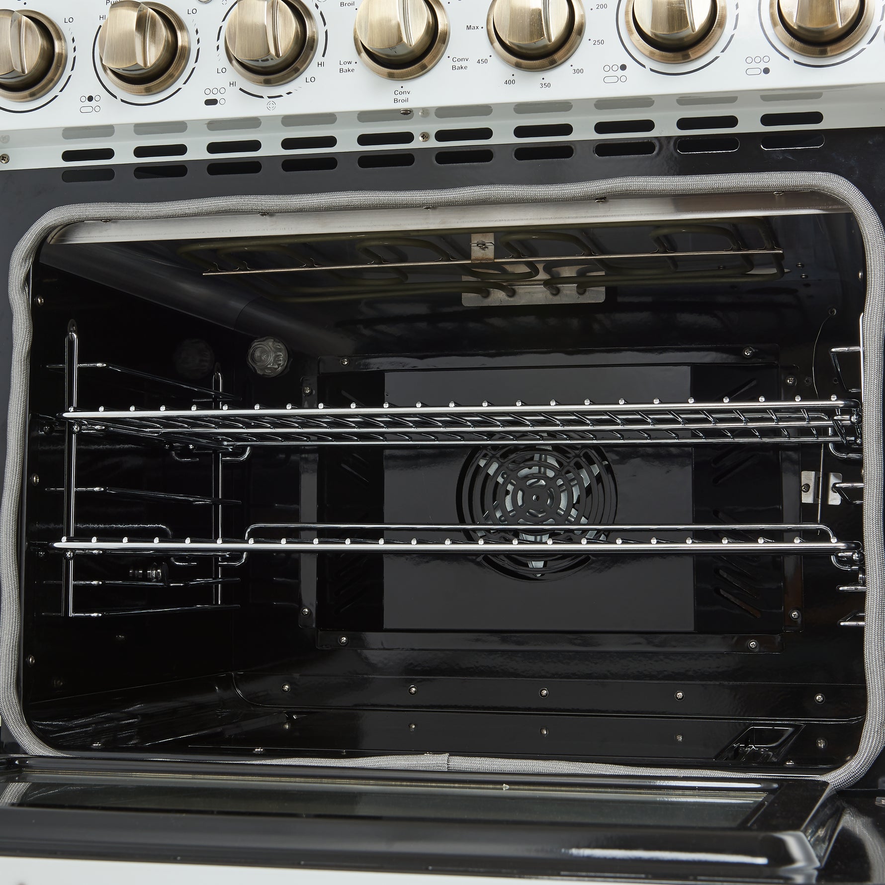 Forno Paolo 30-Inch Freestanding Electric Range, White, 4.38 cu.ft, True Convection Oven, Energy Efficient - BonPrix Électroménagers
