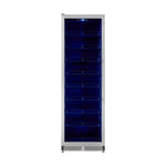 Forno Cesinali 24-Inch Built-In Beverage Cooler, 15.8 cu.ft, Stainless Steel, Dual Temperature Zones, LED Interior Lighting, Adjustable Shelves - BonPrix Électroménagers