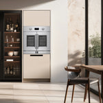 Forno Asti 30-Inch French Door Electric Wall Oven in Stainless Steel, 3.68 cu. ft. True Convection, 3,600W, Air Fry, Sous Vide, Self-Clean - BonPrix Électroménagers