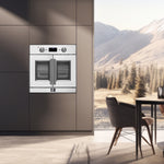 Forno Gallico 30-Inch Electric French Door Wall Oven, Stainless Steel, True Convection, Air Fry, Self-Cleaning - BonPrix Électroménagers