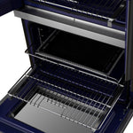 Forno Gallico 30-Inch Electric French Door Double Oven, Stainless Steel, Convection Cooking, Touch Control Panel, Self-Cleaning Function - BonPrix Électroménagers